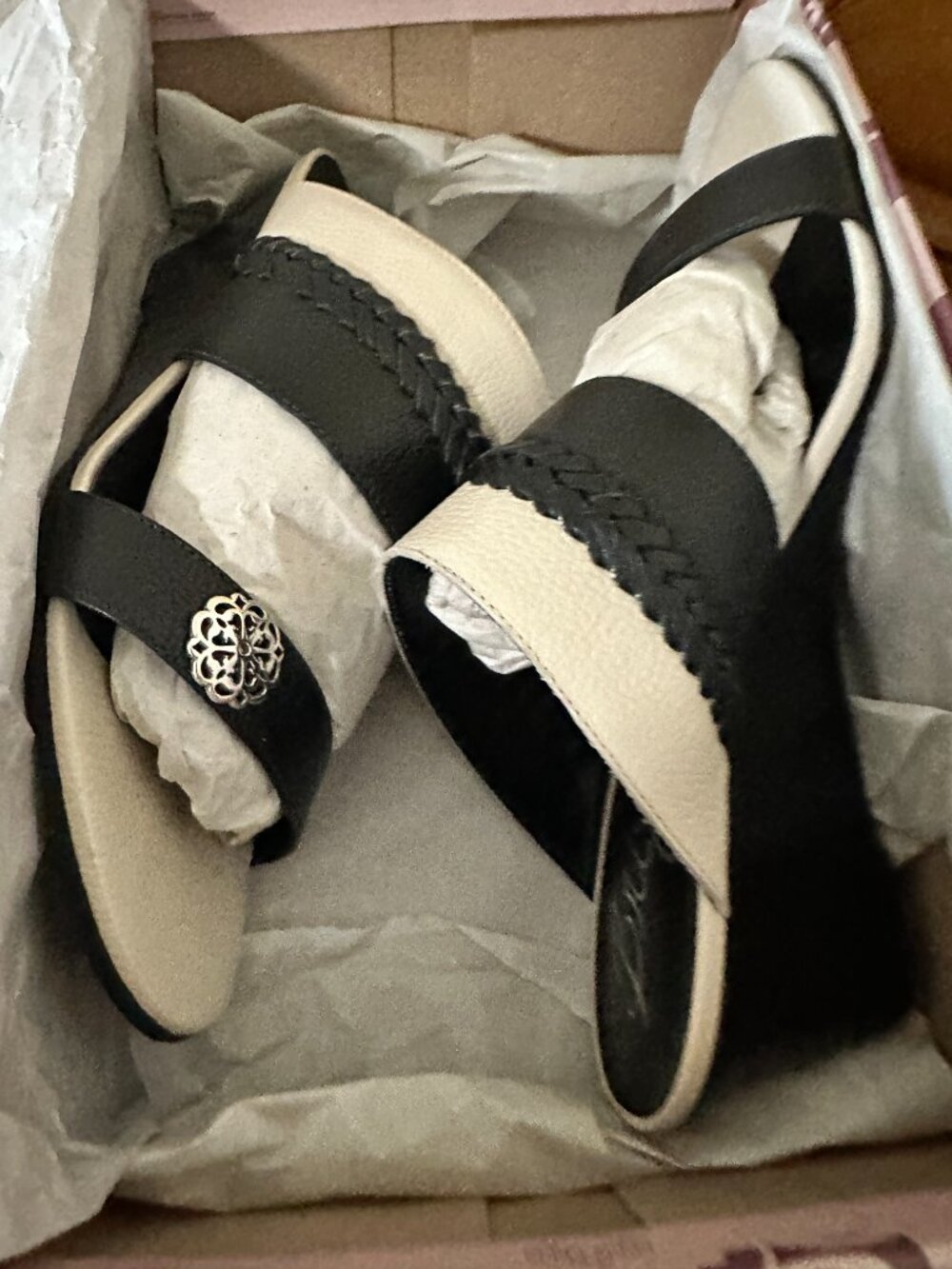 Brighton Trixy Wedge Sandals - Picture 10 of 11